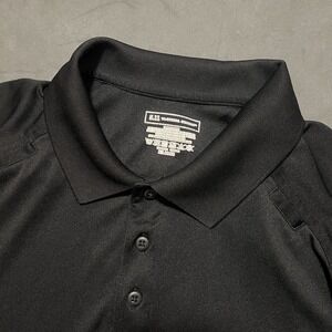 5.11 Tactical Performance Short Sleeve Polo Shirt Size XL Black Moisture Wicking